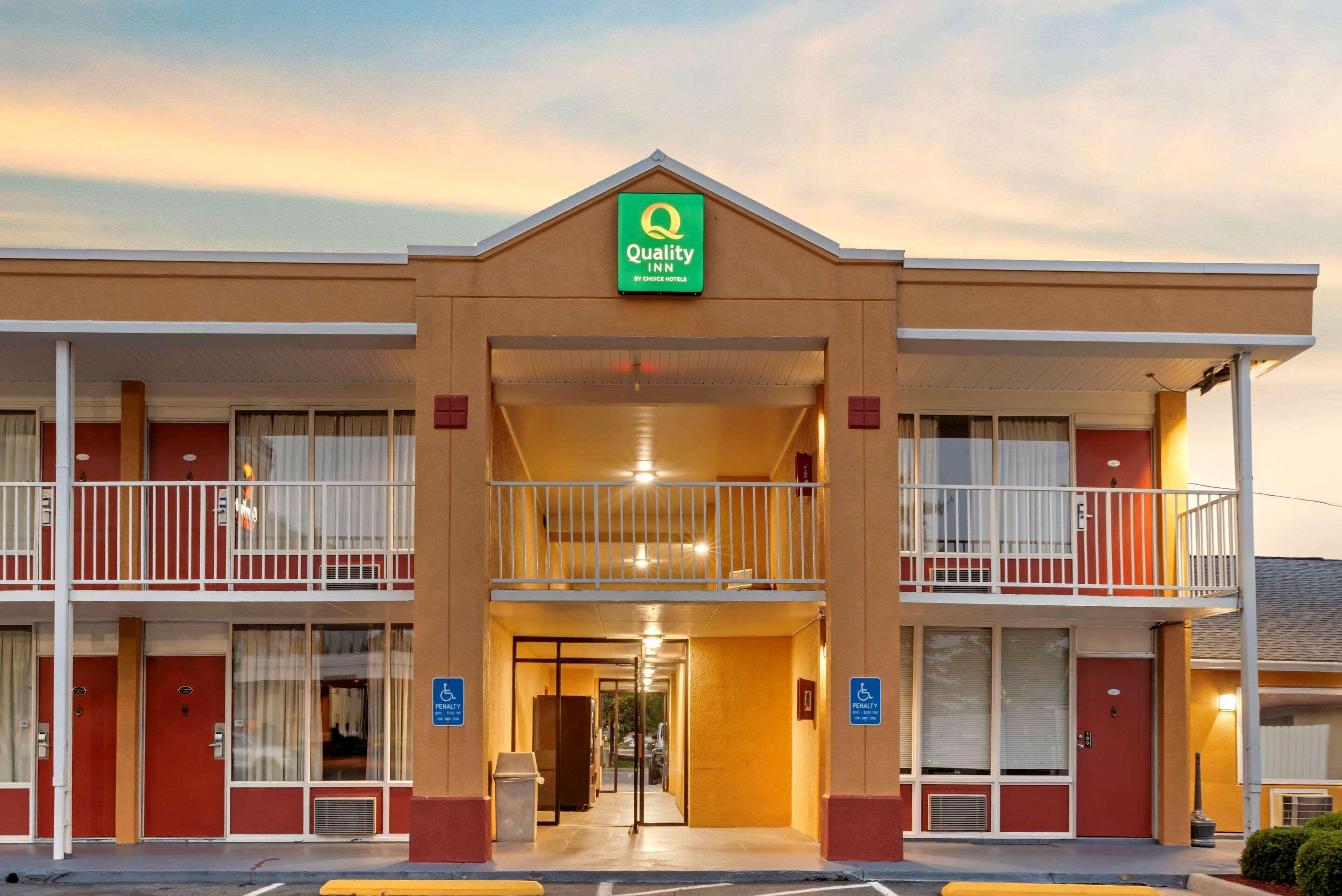 Quality Inn Fredericksburg Near Historic Downtown Eksteriør bilde