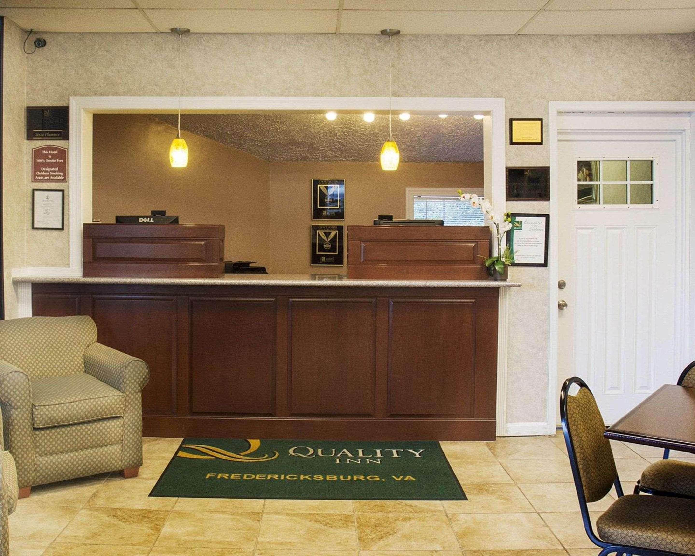 Quality Inn Fredericksburg Near Historic Downtown Eksteriør bilde