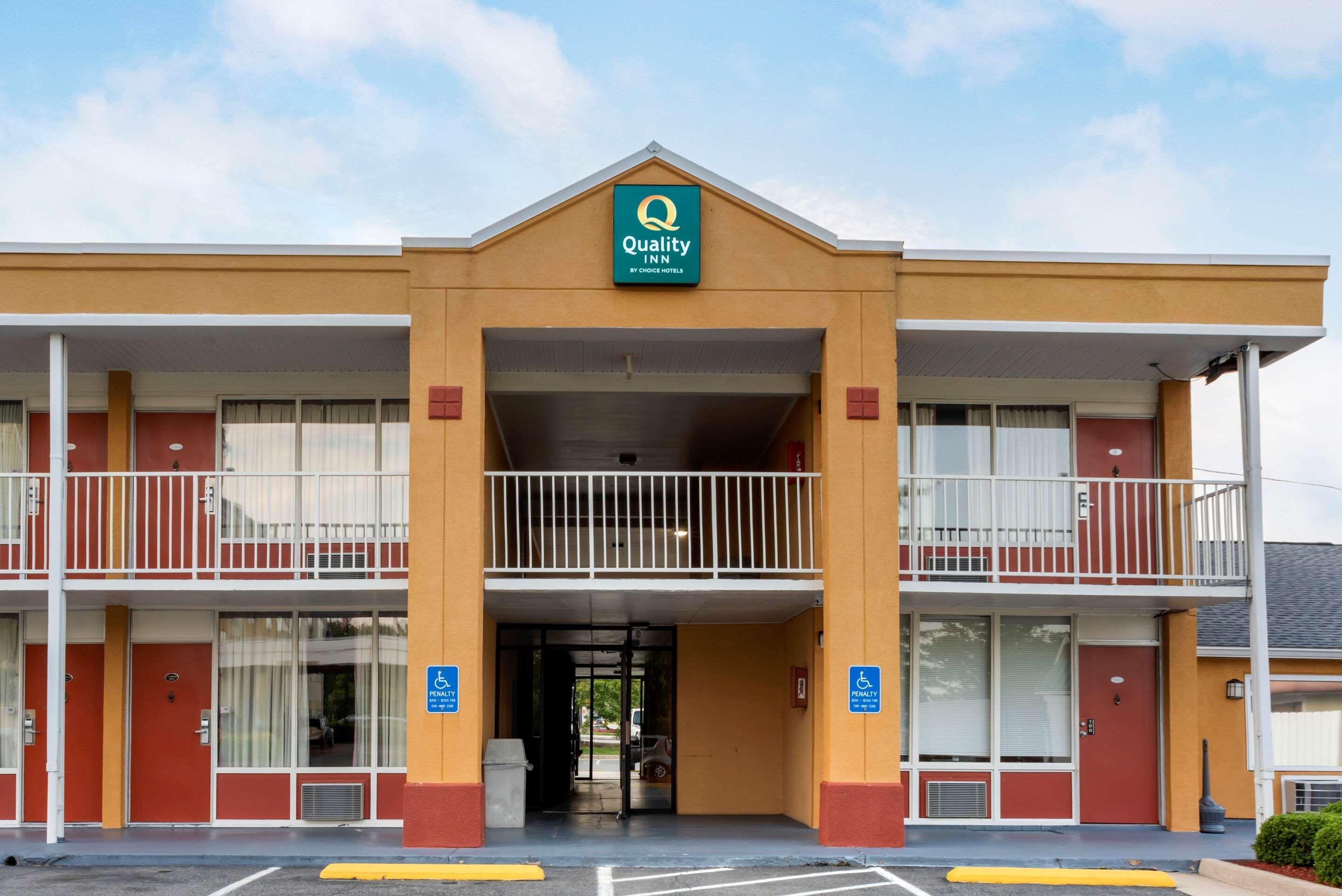 Quality Inn Fredericksburg Near Historic Downtown Eksteriør bilde
